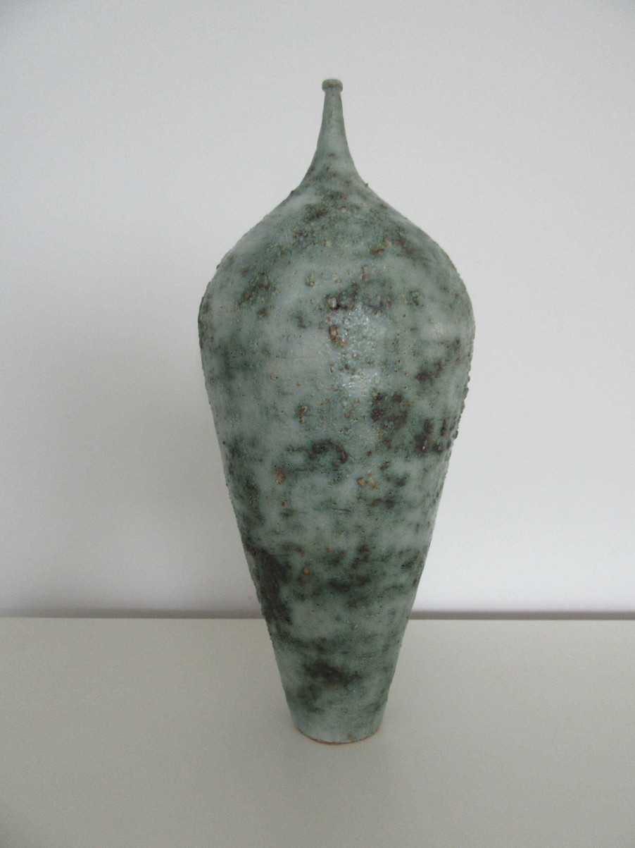 Ceramics & Pottery Down to Earth Ceramics | Grogged Stoneware Bottle