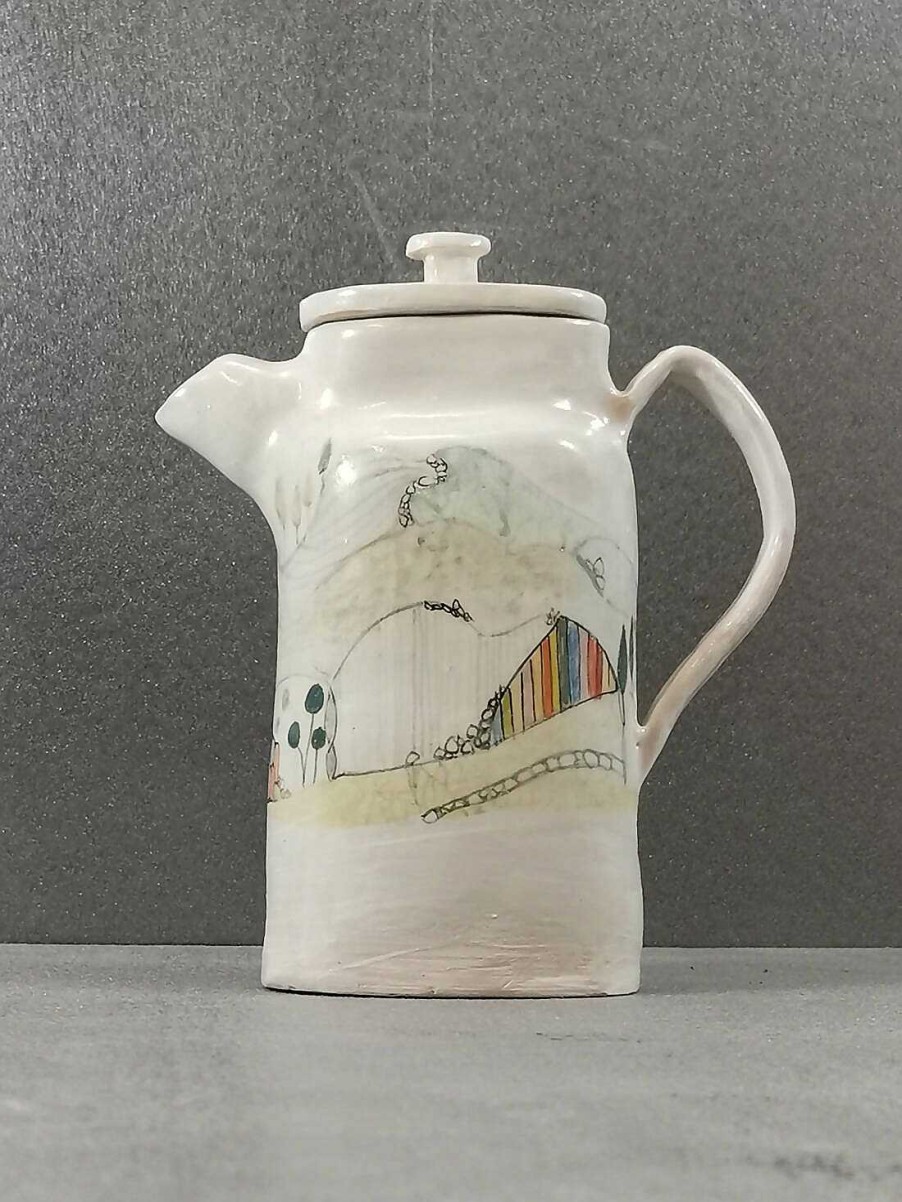 Ceramics & Pottery Kissed Frog Pottery | Hidden Treasures Tea Or Coffee Pot