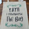 Accessories Originallyt Designs | Yay! I Remembered The Bag Tote Bag With Flower Design