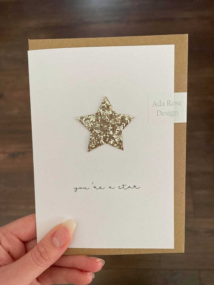 Gifts Ada Rose Design | You'Re A Star Card