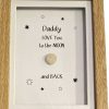 Gifts Pebble Art Design | Dad /Daddy Love You To The Moon - Small