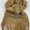 Accessories Weavable1 | Handwoven Caramel Leno Scarf