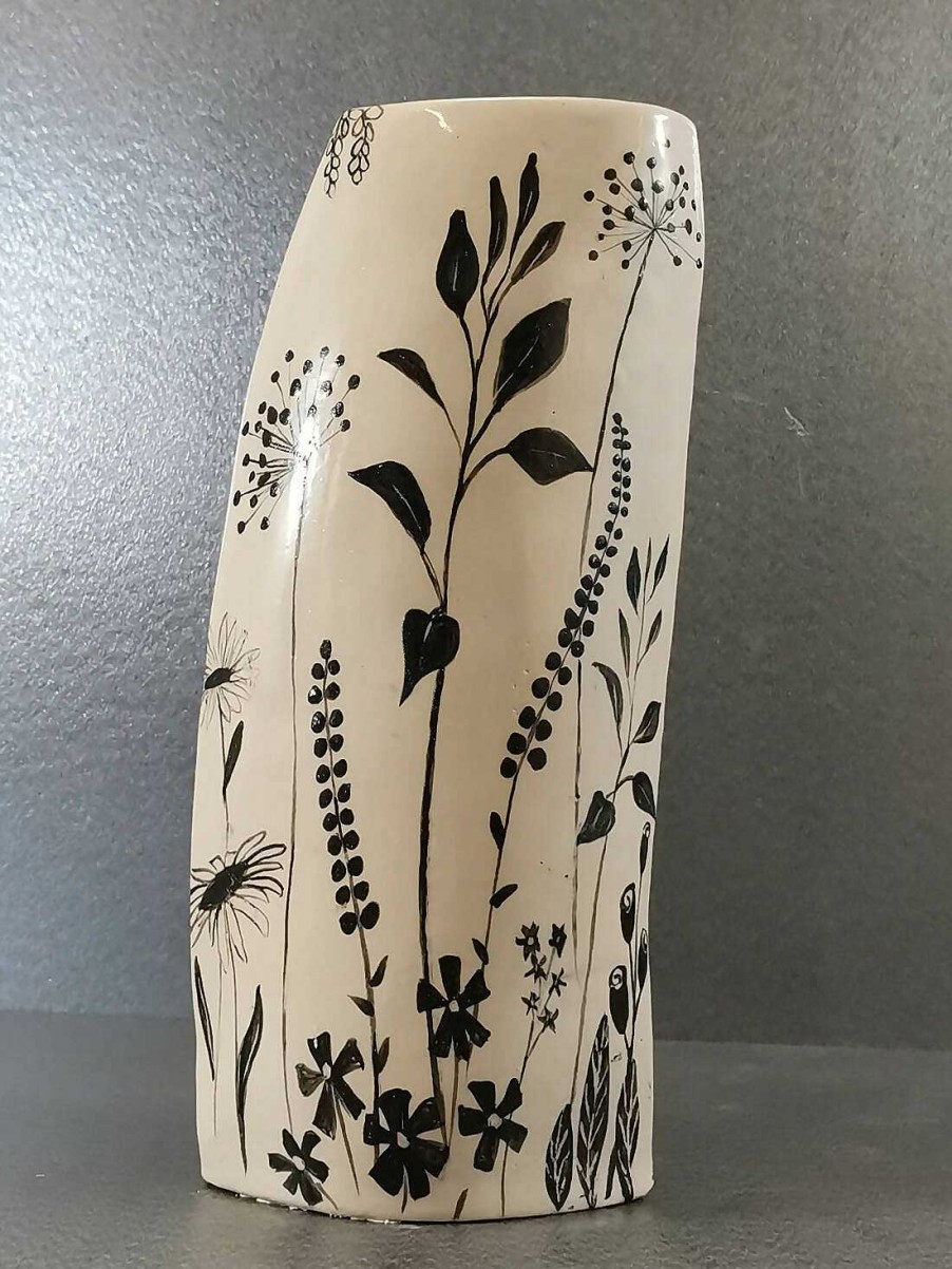 Ceramics & Pottery Kissed Frog Pottery | Hedgerow Sketches Vase