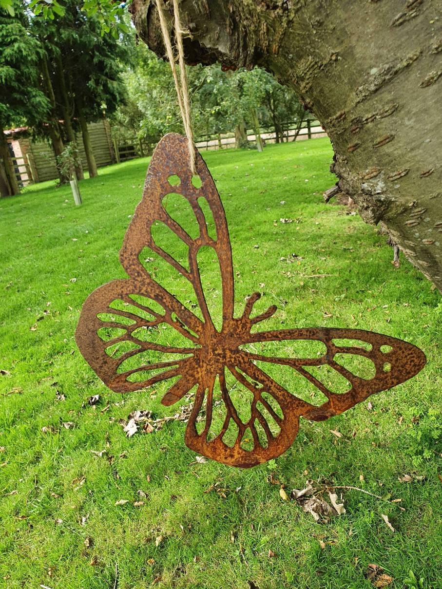 Gifts Westfield Oak Design | Metal Rust Butterfly