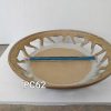 Ceramics & Pottery Pampa Ceramics | Large White / Cream Shallow Fretwork Bowl