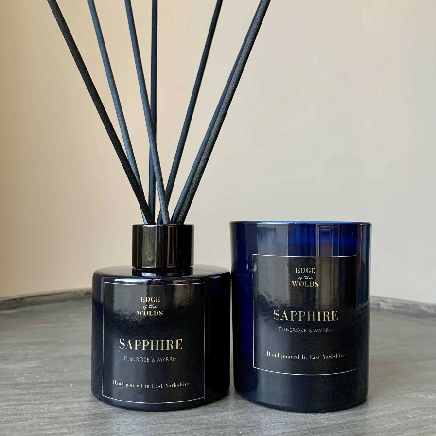 Gifts Edge of the Wolds | Edge Of The Wolds Sapphire Tuberose And Myrrh Reed Diffuser 100Ml