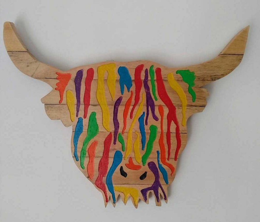 Gifts GPlank Furniture | Highland Cow Head