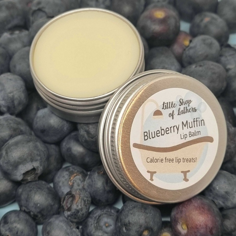 Bath & Body Little Shop of Lathers | Blueberry Muffin Lip Balm