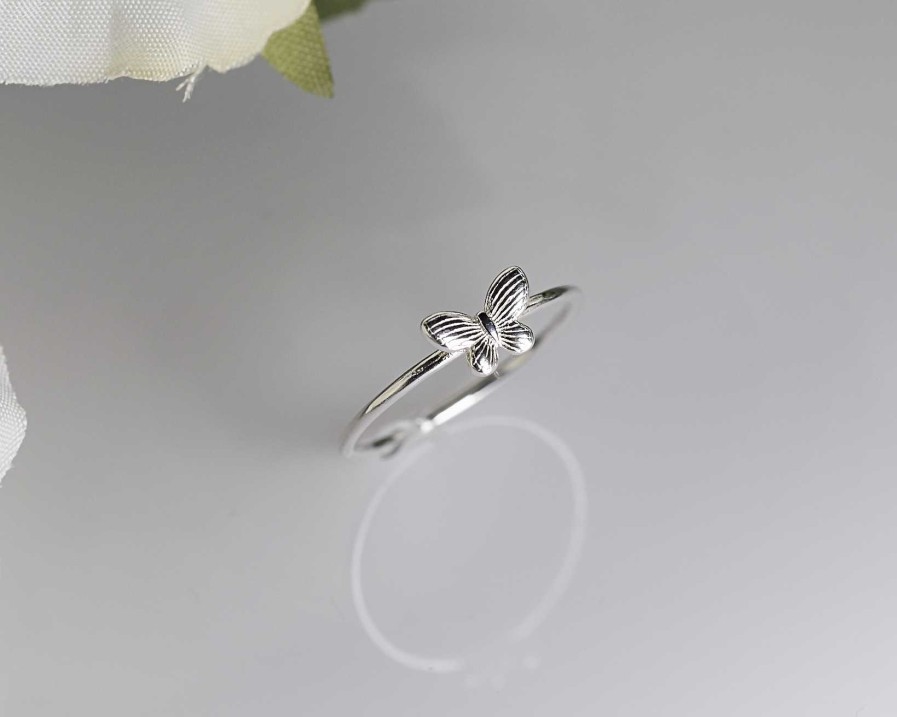 Gifts Amulet of Ashes | Silver Butterfly Ring