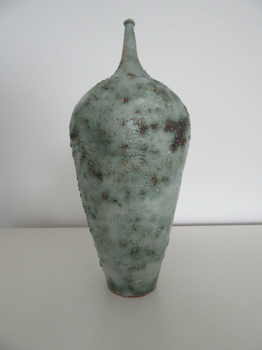 Ceramics & Pottery Down to Earth Ceramics | Grogged Stoneware Bottle