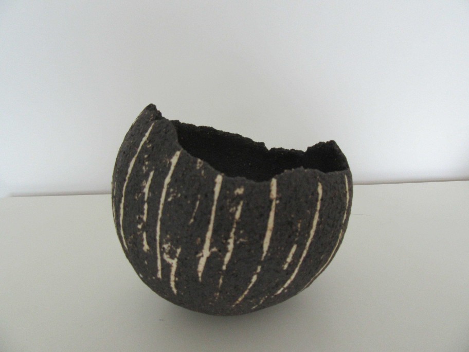 Ceramics & Pottery Down to Earth Ceramics | Black And White Rocking Pot