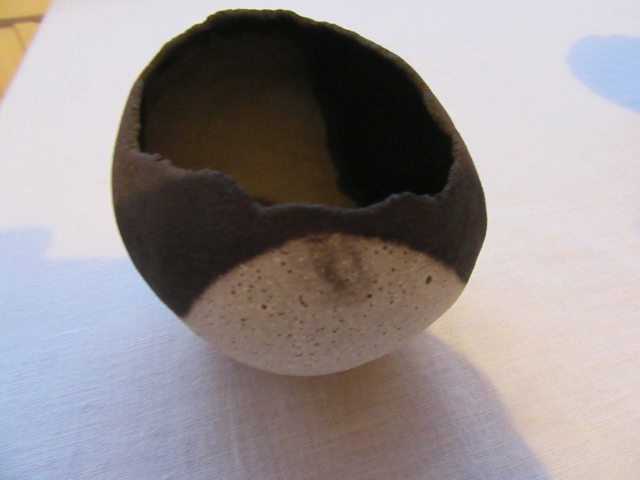 Ceramics & Pottery Down to Earth Ceramics | Black And White Rocking Pot