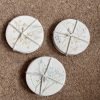 Ceramics & Pottery Seafan Ceramics | Coasters - Round