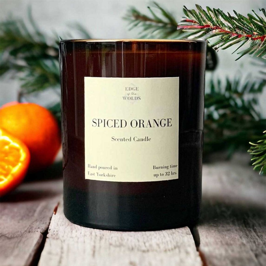 Gifts Edge of the Wolds | Edge Of The Wolds Spiced Orange Scented Candle - Medium