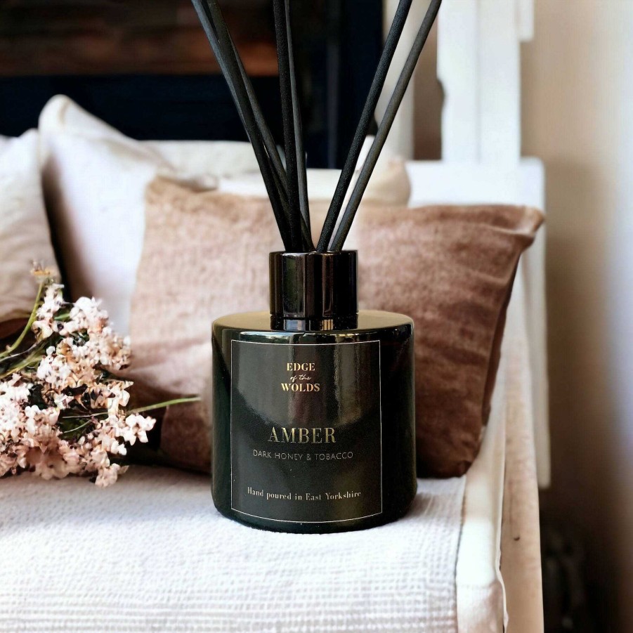 Gifts Edge of the Wolds | Edge Of The Wolds Amber Dark Honey And Tobacco Reed Diffuser 100Ml