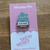 Accessories Skew Whiff Design & Illustration | Plant Queen Wooden Pin Badge