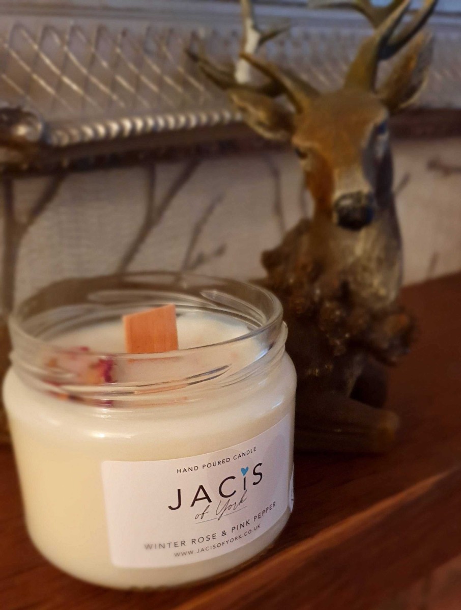 Gifts Jacis of York | Jacis Of York: Winter Rose And Pink Pepper Scented Candle 250Ml