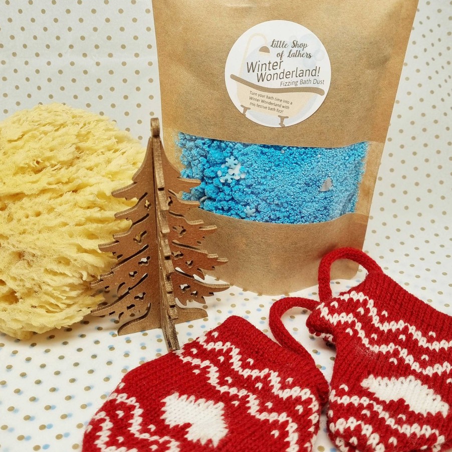 Bath & Body Little Shop of Lathers | Winter Wonderland Fizzing Bath Dust