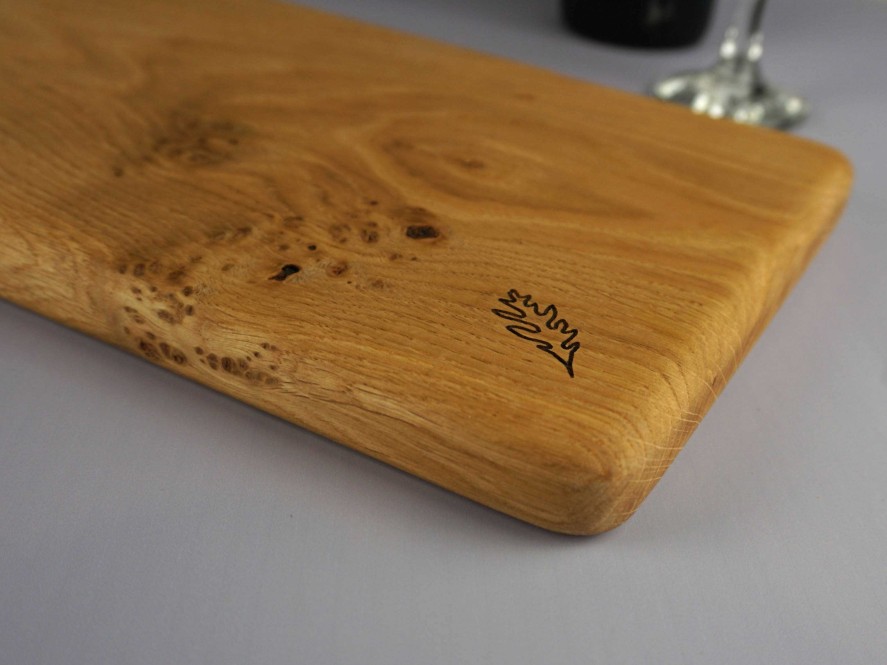 Gifts Westfield Oak Design | Large Heart Long Chopping Board