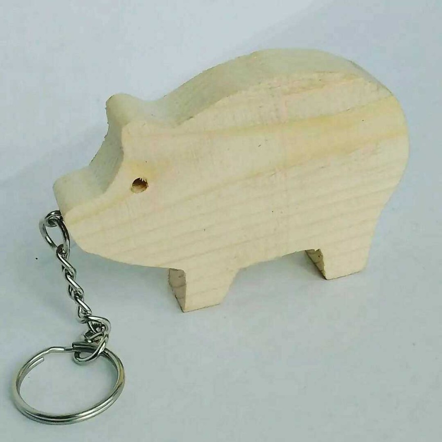 Accessories GPlank Furniture | Pallet Pig Keyring