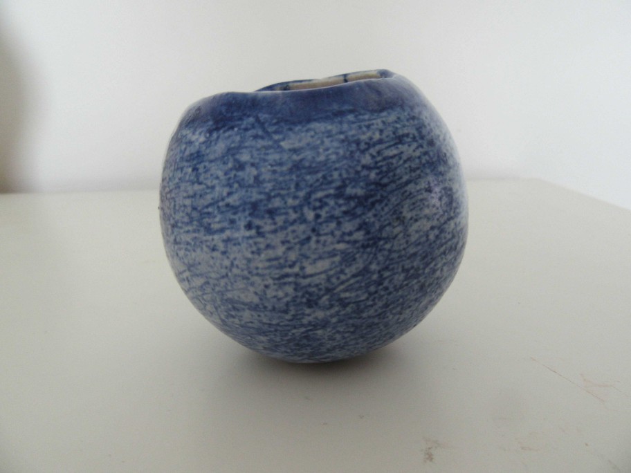 Ceramics & Pottery Down to Earth Ceramics | Blue Rocking Pot