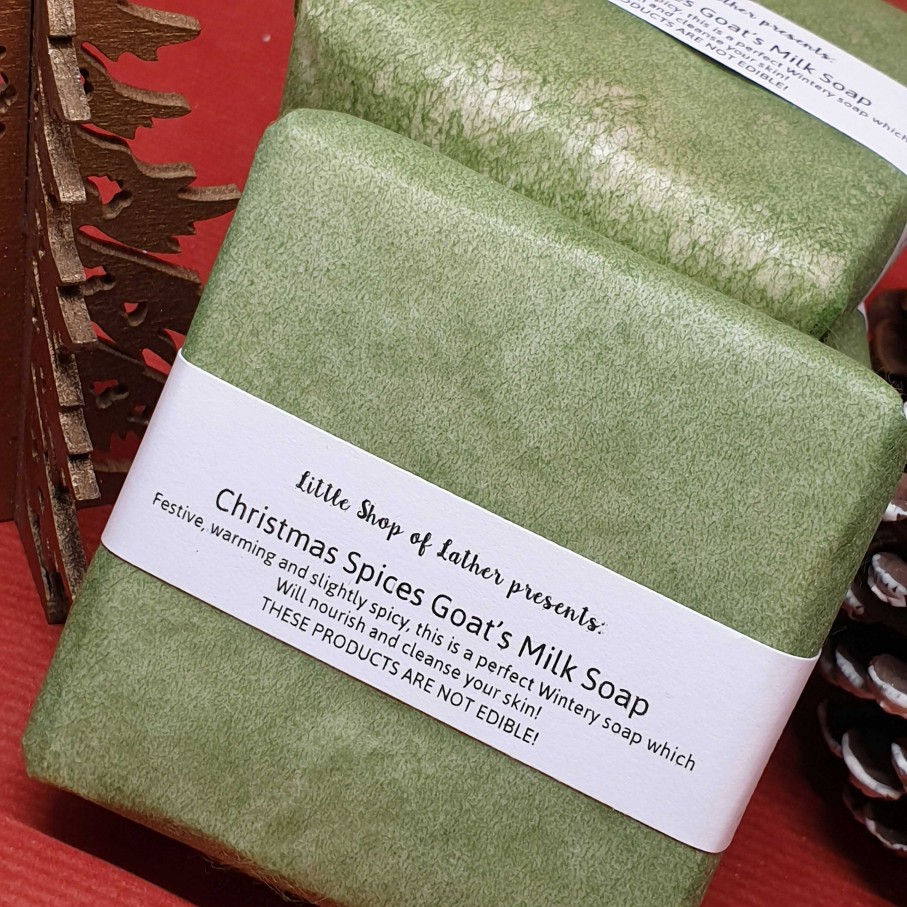 Bath & Body Little Shop of Lathers | Christmas Spices Goats Milk Soap