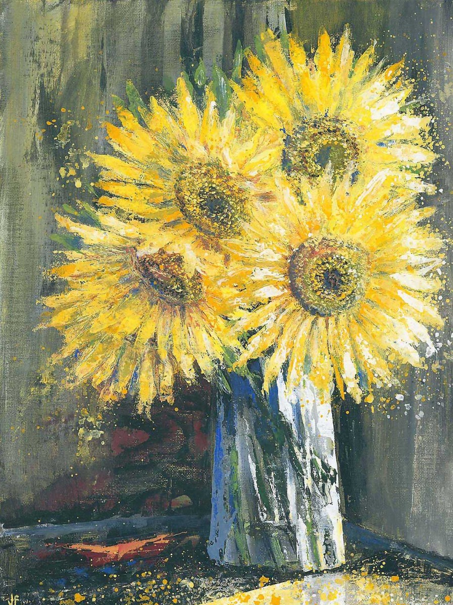 Gifts Judy Flanagan Art | Sunflowers Of Hope I - Original