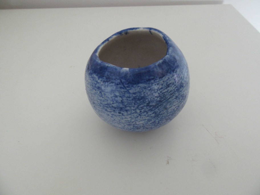 Ceramics & Pottery Down to Earth Ceramics | Blue Rocking Pot