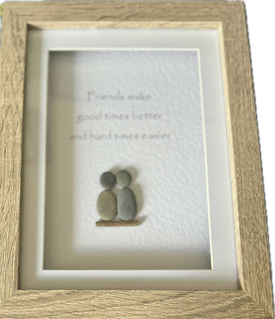 Gifts Pebble Art Design | Friends Make Good Times Better - Small