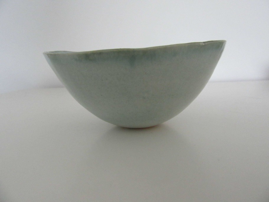 Ceramics & Pottery Down to Earth Ceramics | Green Stoneware Rock Pool Bowl