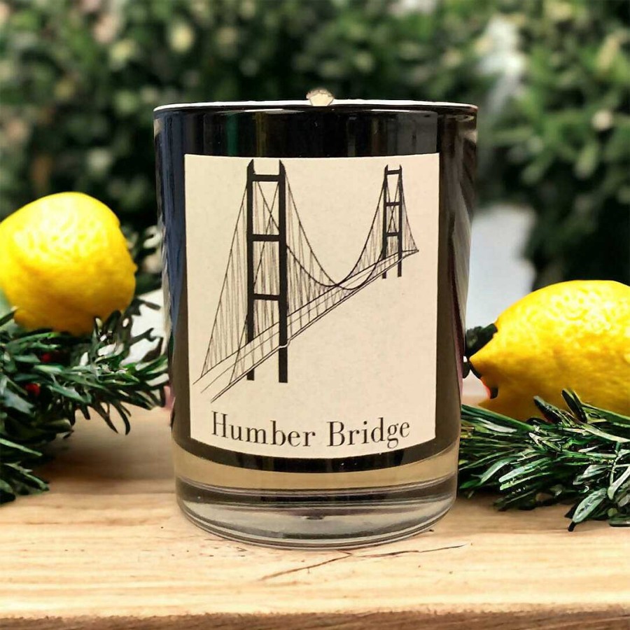 Gifts Edge of the Wolds | Humber Bridge Seaweed & Juniper Votive Scented Candle 75G