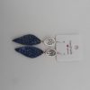 Ceramics & Pottery Down to Earth Ceramics | Blue Leaf Ceramic Earrings