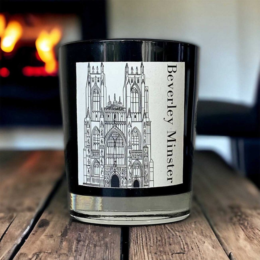 Gifts Edge of the Wolds | Beverley Minster Honey & Tobacco Votive Candle 75G