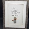 Gifts Pebble Art Design | Eat, Sleep, Hull City - Medium