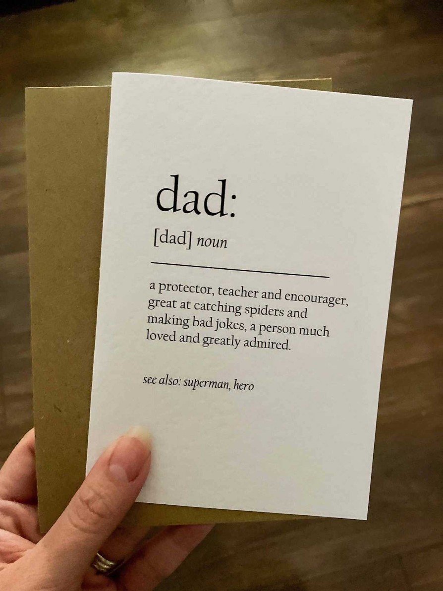 Gifts Ada Rose Design | Dad Definition Card