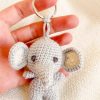 Gifts Miniwhale Studio | Hand-Made Crochet Elephant Keychain / Ukca-Ce Certified