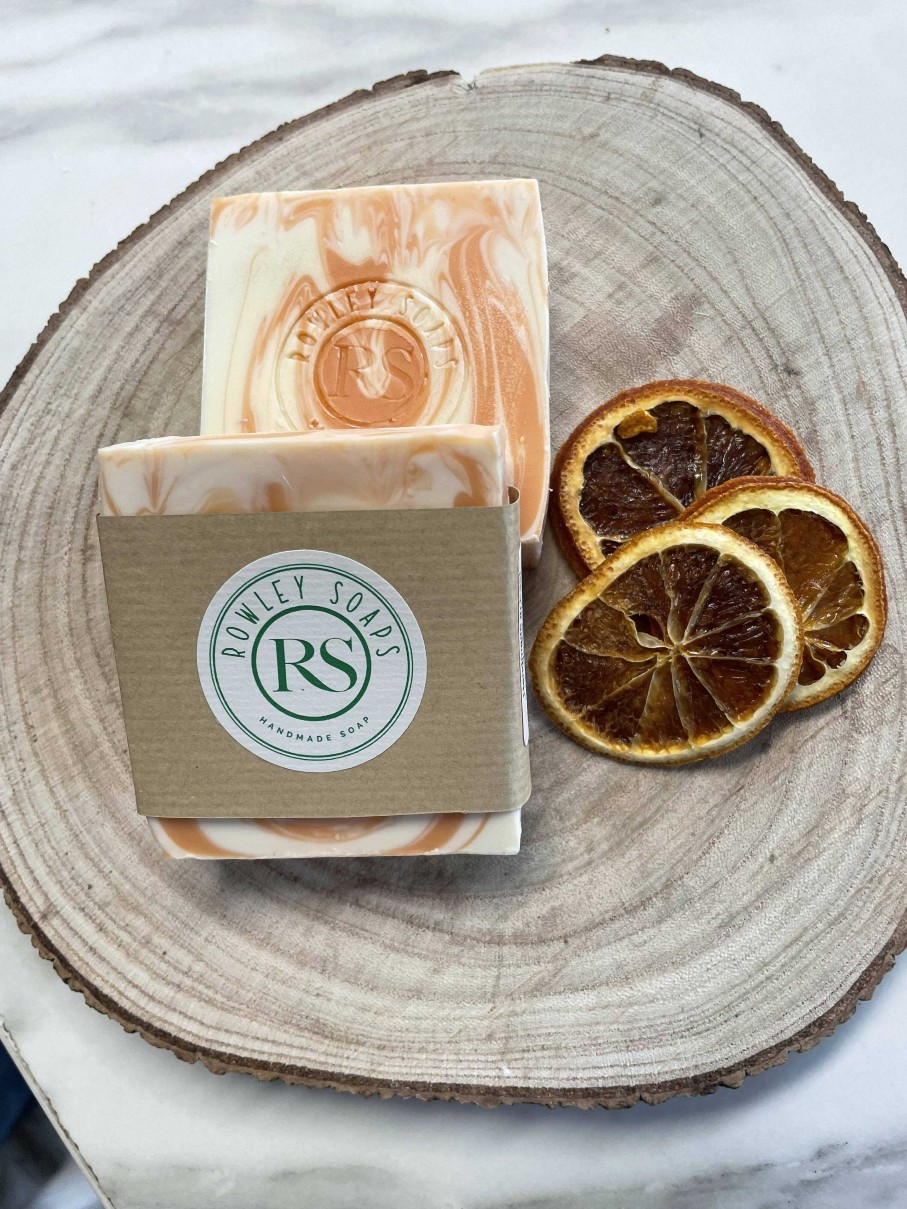 Bath & Body Rowley Soaps | Orange Spice - Cold Processed Soap Bar