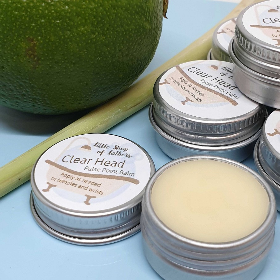 Gifts Little Shop of Lathers | Clear Head Pulse Point Balm