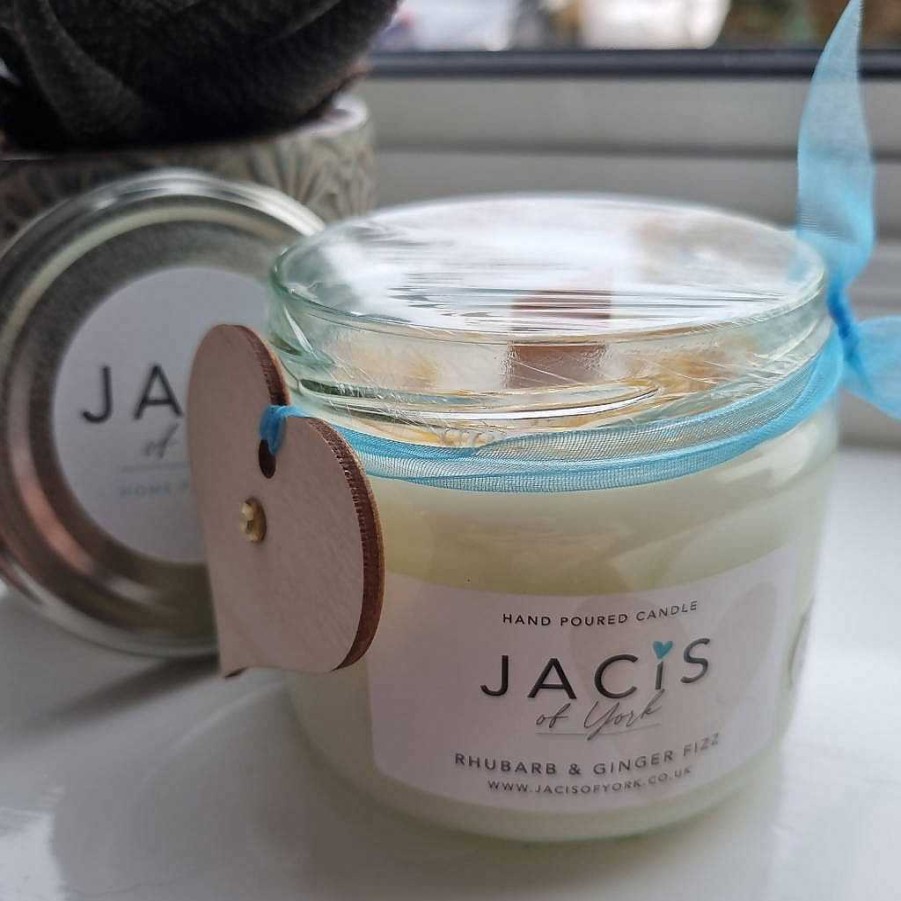 Gifts Jacis of York | Jacis Of York: Rhubarb & Ginger Fizz Scented Candle 250Ml