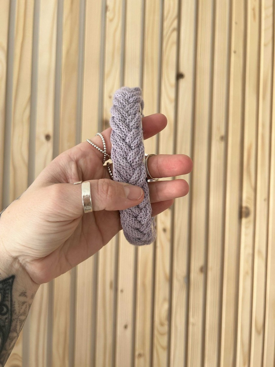 Accessories Loppys Lock Up | Macrame Headband-Lavender