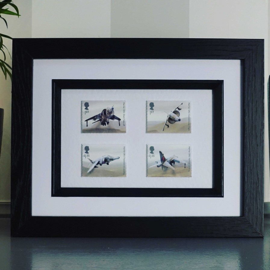 Gifts Postage Stamp Art | Harrier Jump Jet