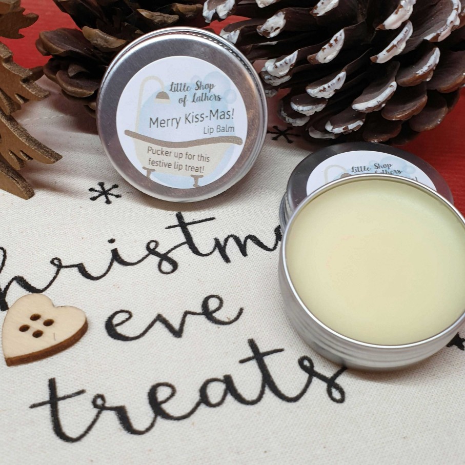 Gifts Little Shop of Lathers | Merry Kiss-Mas! Lip Balm