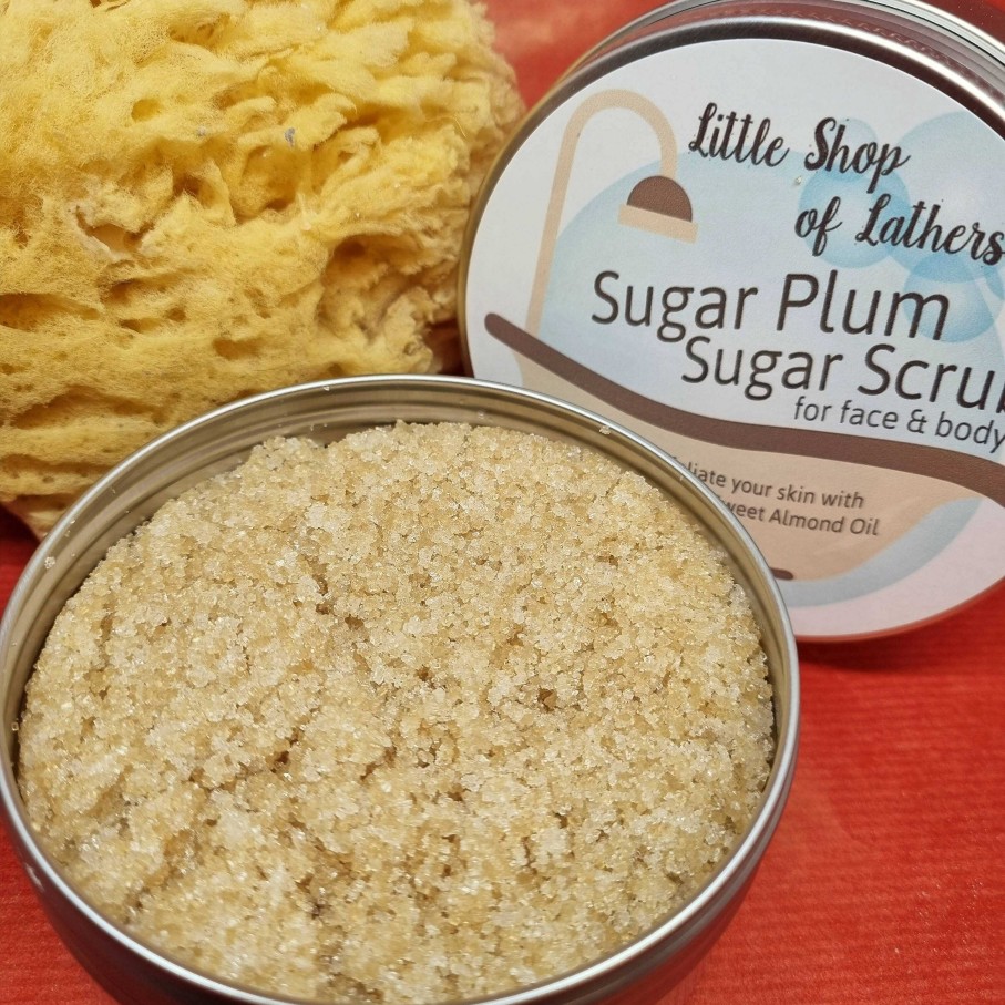 Bath & Body Little Shop of Lathers | Sugar Plums Sugar Scrub - Exfoliating Body Sugar