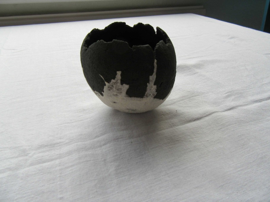 Ceramics & Pottery Down to Earth Ceramics | Black And White Rocking Pot