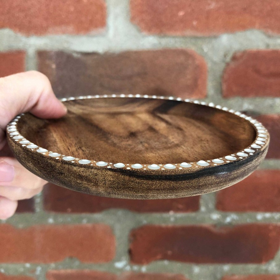 Gifts The Artful Dotter | Hand Painted Wooden Trinket Tray