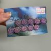 Accessories The Mellors Create | Large Purple Set Of 2 Sparkly Hair Clips