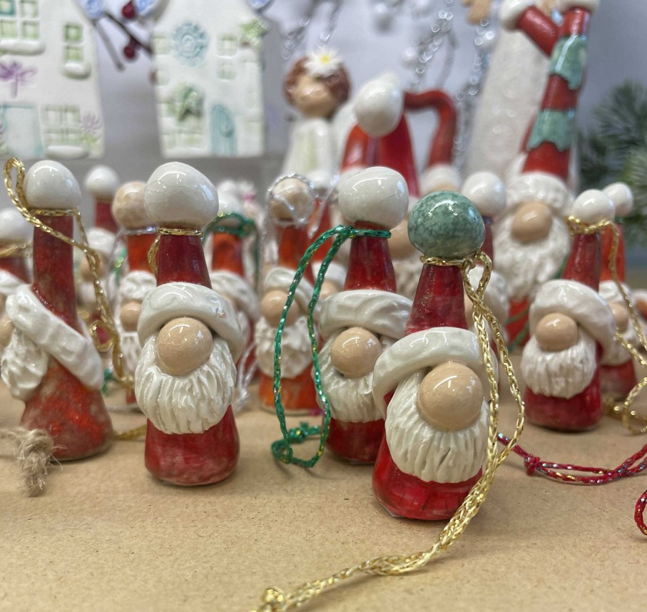 Ceramics & Pottery Pentangle Pottery | Tiny Santa