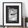 Gifts Originallyt Designs | Hull Fc - Inspired Psychedelic Art Print In Black