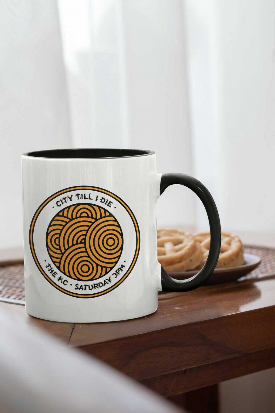 Gifts Originallyt Designs | Hull City - Inspired Psychedelic - Tribal Design - 11Oz Mug