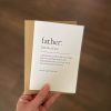 Gifts Ada Rose Design | Father Definition Card